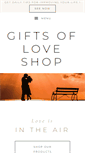 Mobile Screenshot of giftsofloveshop.com