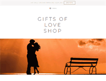 Tablet Screenshot of giftsofloveshop.com